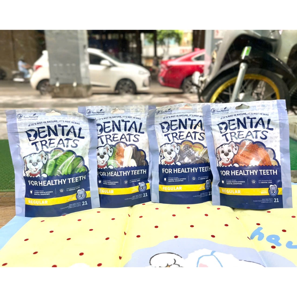 Bánh thưởng xương Dental treats cho chó cưng