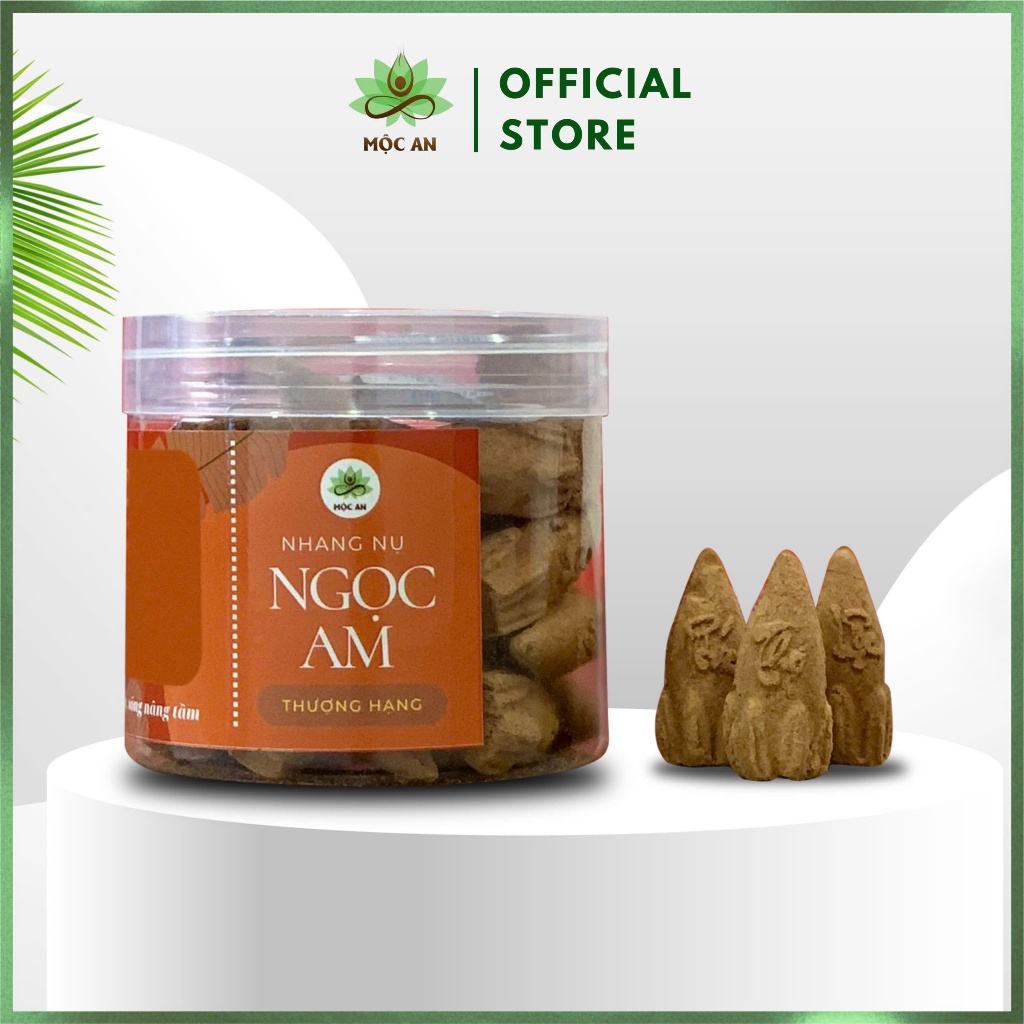 Nhang Nụ Ngọc Am, 35 Nụ/Hộp, Nhang Nụ Từ Bột Gỗ Ngọc Am, Xông Phòng Thơm Nhà, Mùi Thơm Ngọt, An Toàn