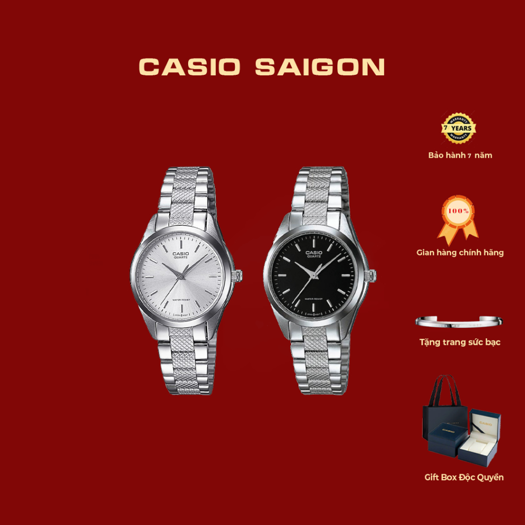 (Chính Hãng) Đồng Hồ Nữ Casio LTP-1274D Size 26mm Dây Kim Loại - Bảo Hành 7 Năm