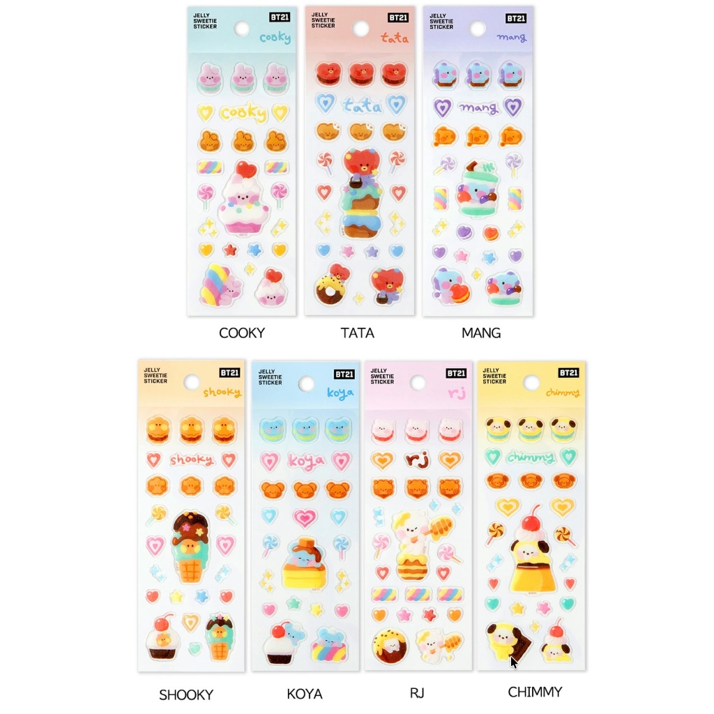 BT21 - JELLY SWEETIE STICKER