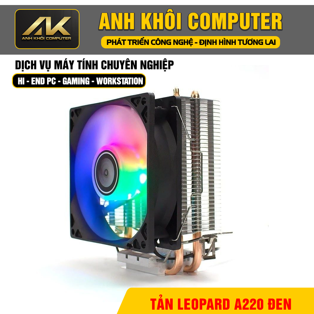 Tản nhiệt khí JUNGLE LEOPARD A220 Đen