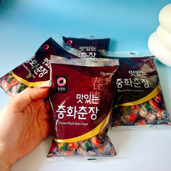 1KG SỐT TƯƠNG ĐEN HÀN QUỐC (GỒM 4 GÓI 250G)
