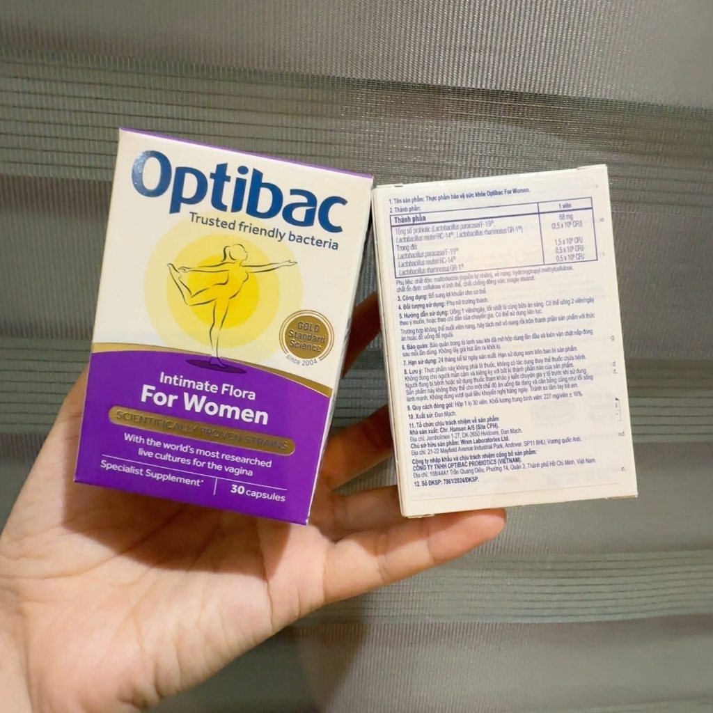 Men vi sinh Optibac tím (Optibac For Women) chuẩn nội địa UK