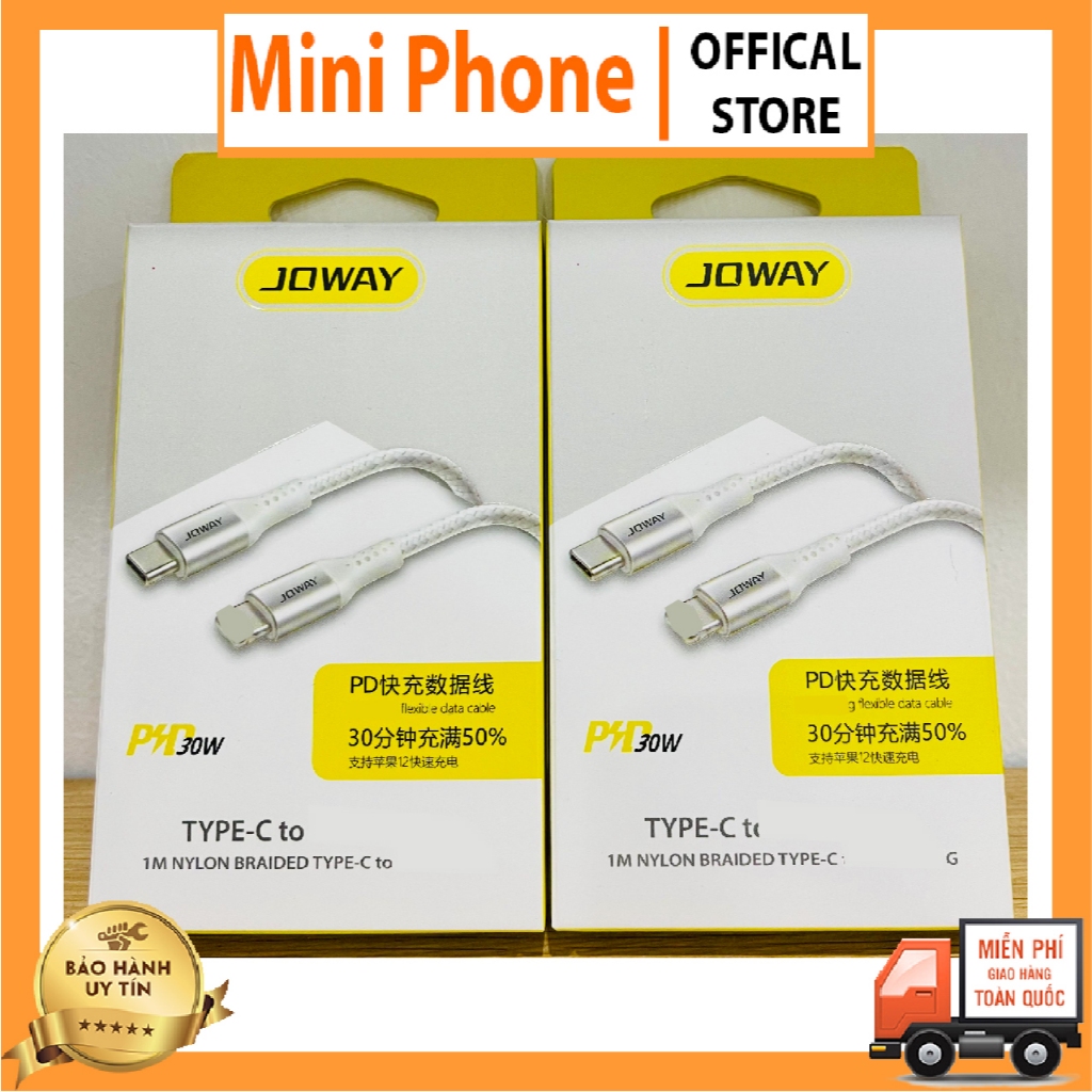 Cáp PD Sạc Nhanh JOWAY CL91 Công Xuất 27W Chính Hãng Bảo Hành 12 Tháng