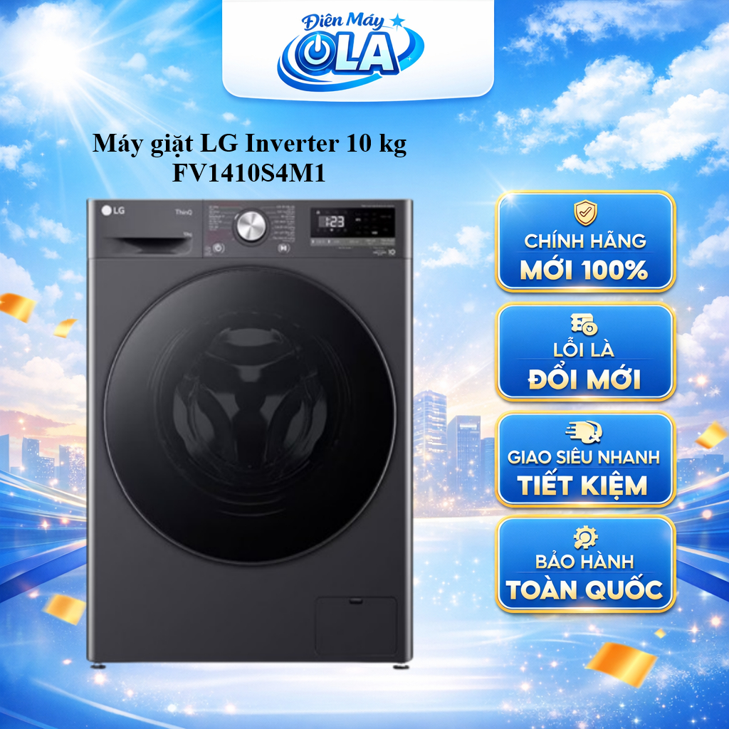 FV1410S4M1 - Máy giặt LG AI DD Inverter 10 kg FV1410S4M1 - GIAO TOÀN QUỐC