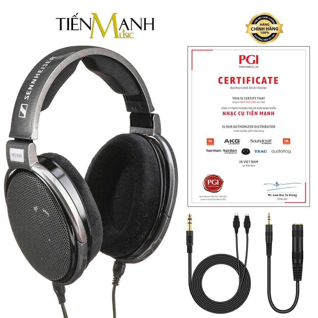 [Chính Hãng] Tai Nghe Audiophile Sennheiser HD650 - Hi-Res Audio, Open Back Dynamic Headphone Profes