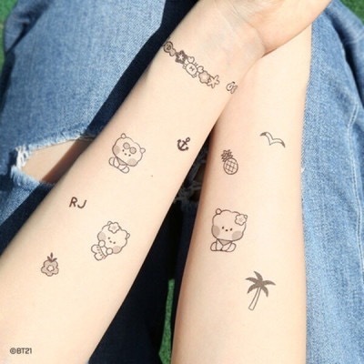 BT21 - MININI TATTOO STICKER - SUMMER SKY