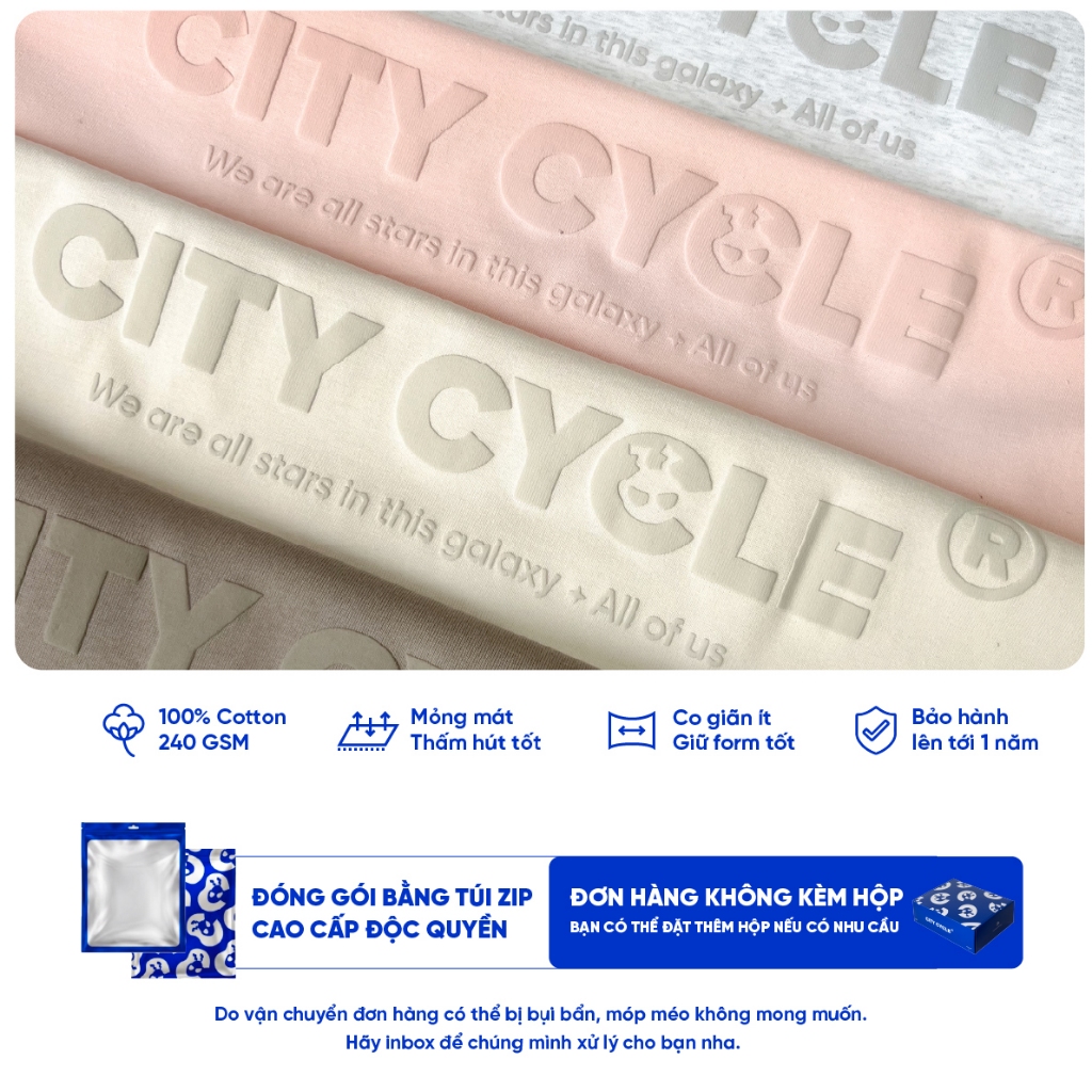 Áo thun phông unisex T Shirt form rộng mùa hè Local Brand Chính Hãng City Cycle Áo thun Big Star | BigBuy360 - bigbuy360.vn