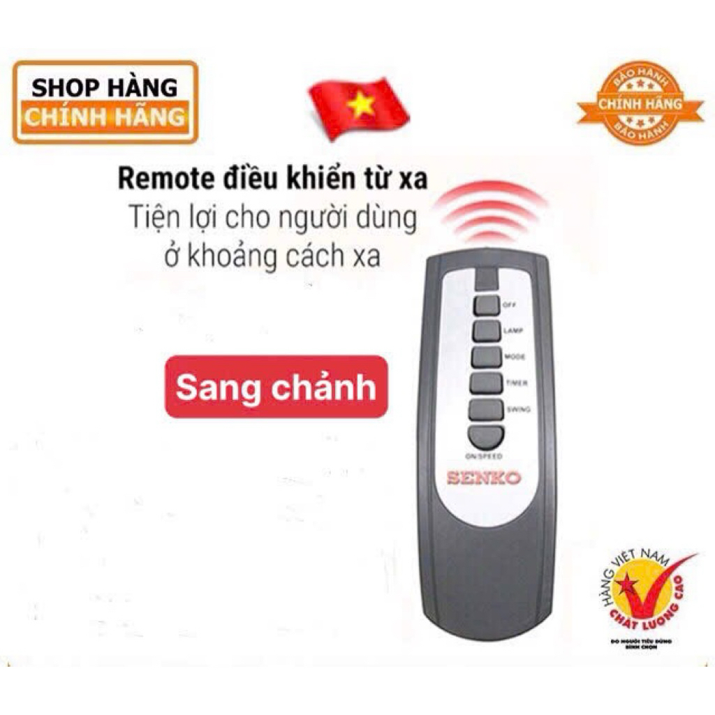 Remote Quạt Senko TR1683.TR1428.TR828.TR828 DR1608[Chính hãng công ty]