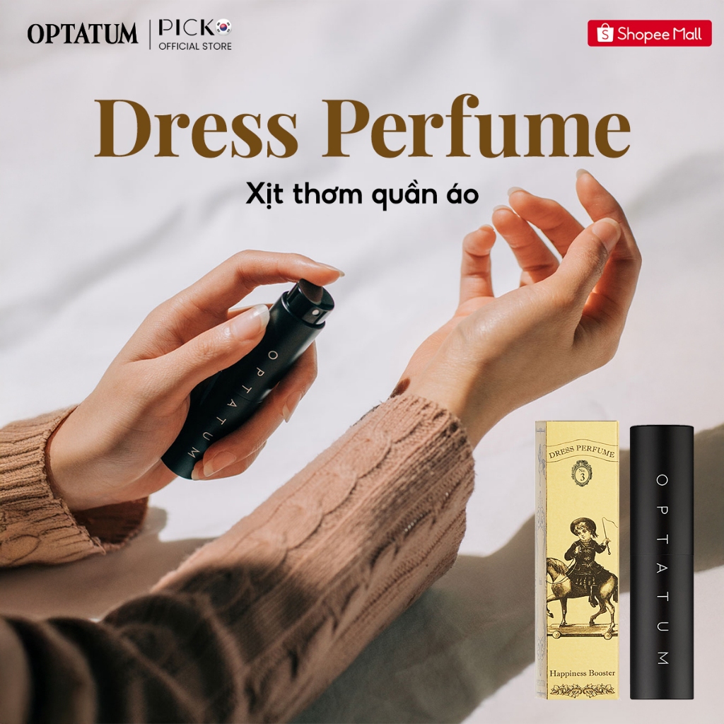 Mùi No.3 tương tự giấy thơm hot nhất Picko | Xịt thơm quần áo hương nước hoa OPTATUM Dress Perfume 8