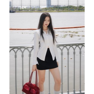 DALLA Chân váy ngắn chữ A (CVN) Basic Skirt HOT!