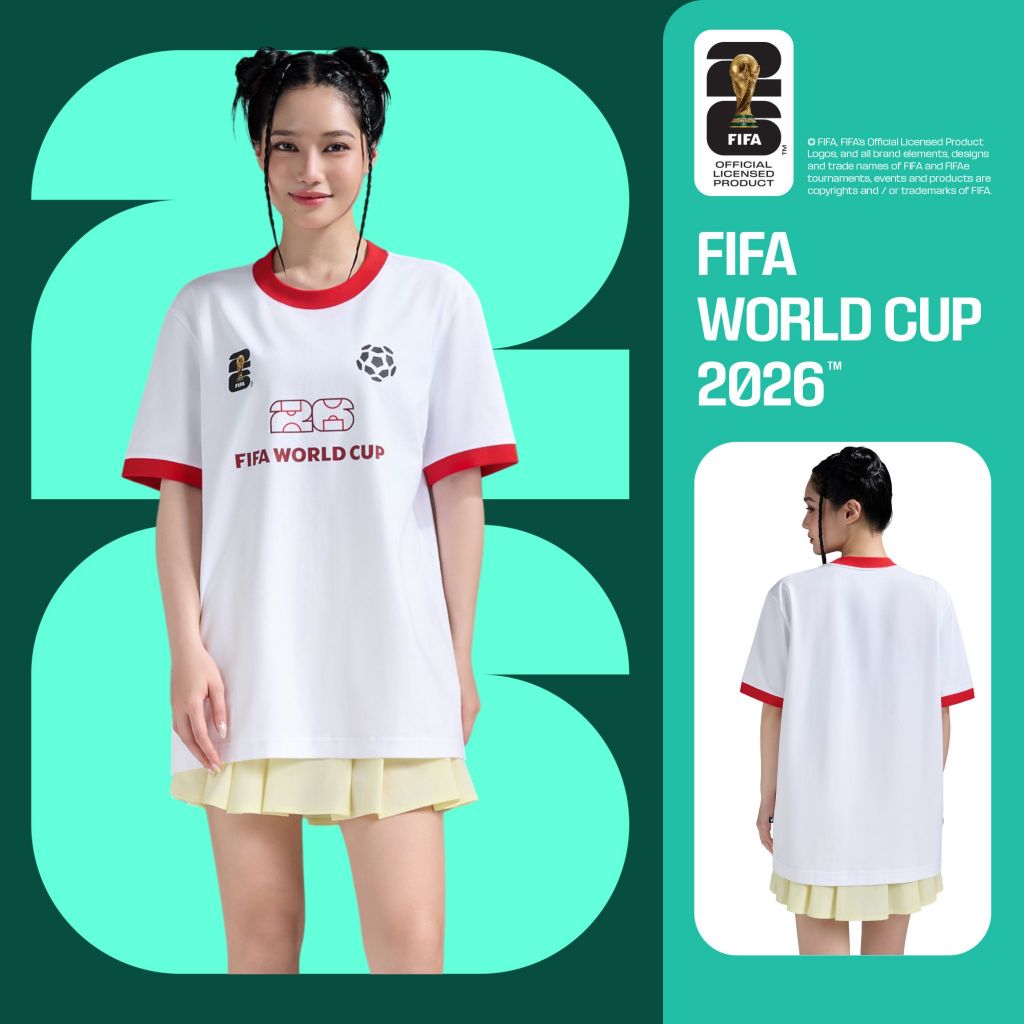 [BST World Cup 2026] Áo Tshirt Cotton Compact Colored Rib World Cup Red Edition