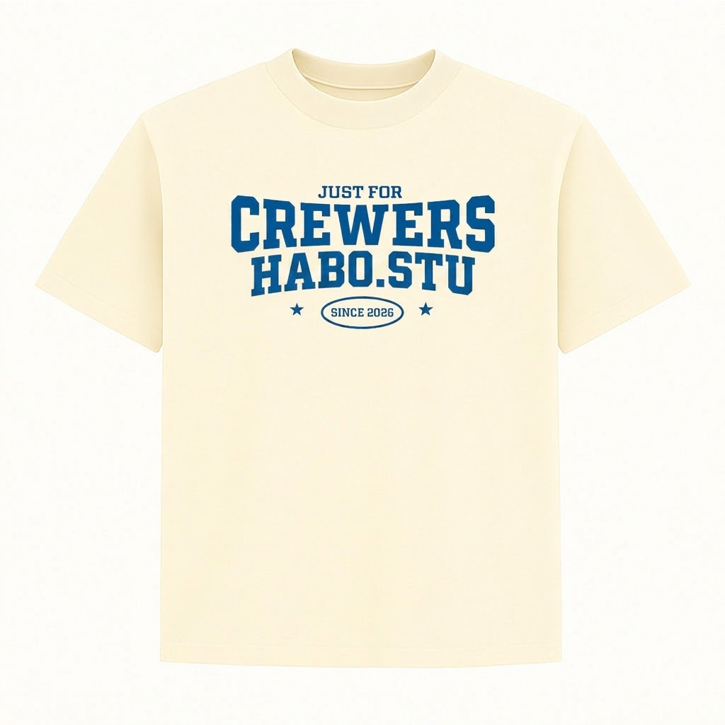 HABO STORE18 Áo Thun Babytee CREWERS HABO.STU Cotton 100% 250gsm Cổ Tròn Nữ Mềm Mại Co Giãn, Form Ôm Tôn Dáng | BigBuy360 - bigbuy360.vn
