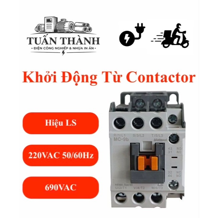 [LS] Khởi Động Từ Contactor Hiệu LS MC-9b MC-12b MC-18b MC-22b MC-32a MC-40a (CHÍNH HÃNG)