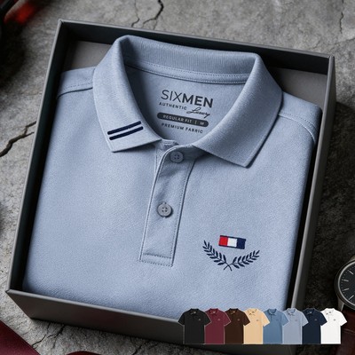 Áo polo nam cao cấp VICTORY [Tặng Kèm Hộp Quà] Vải cá sấu FeelMax thoáng mát, sang trọng - SIXMEN