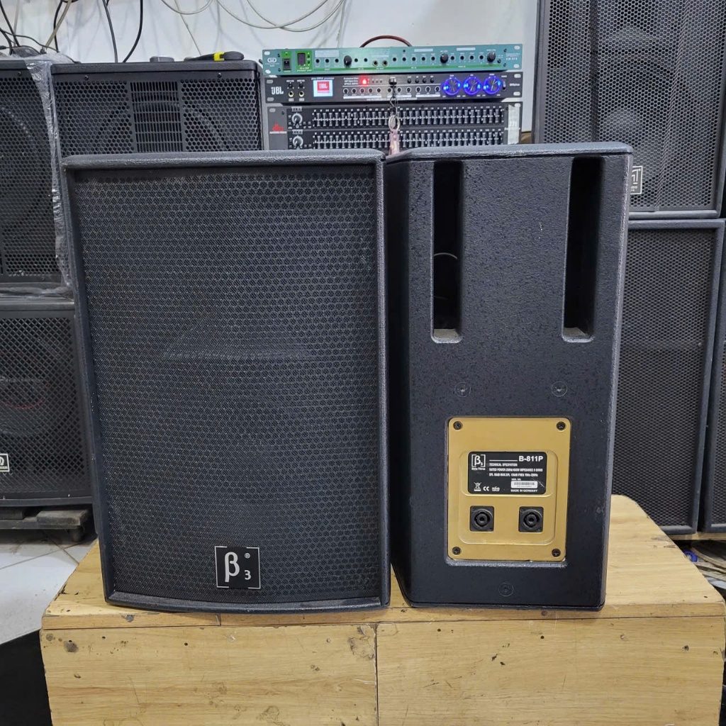 Đôi loa full 25 B3 811 1200W bãi Zin Chuyên Karaoke, lời sáng rõ, Loa bass 25 Đánh cực căng