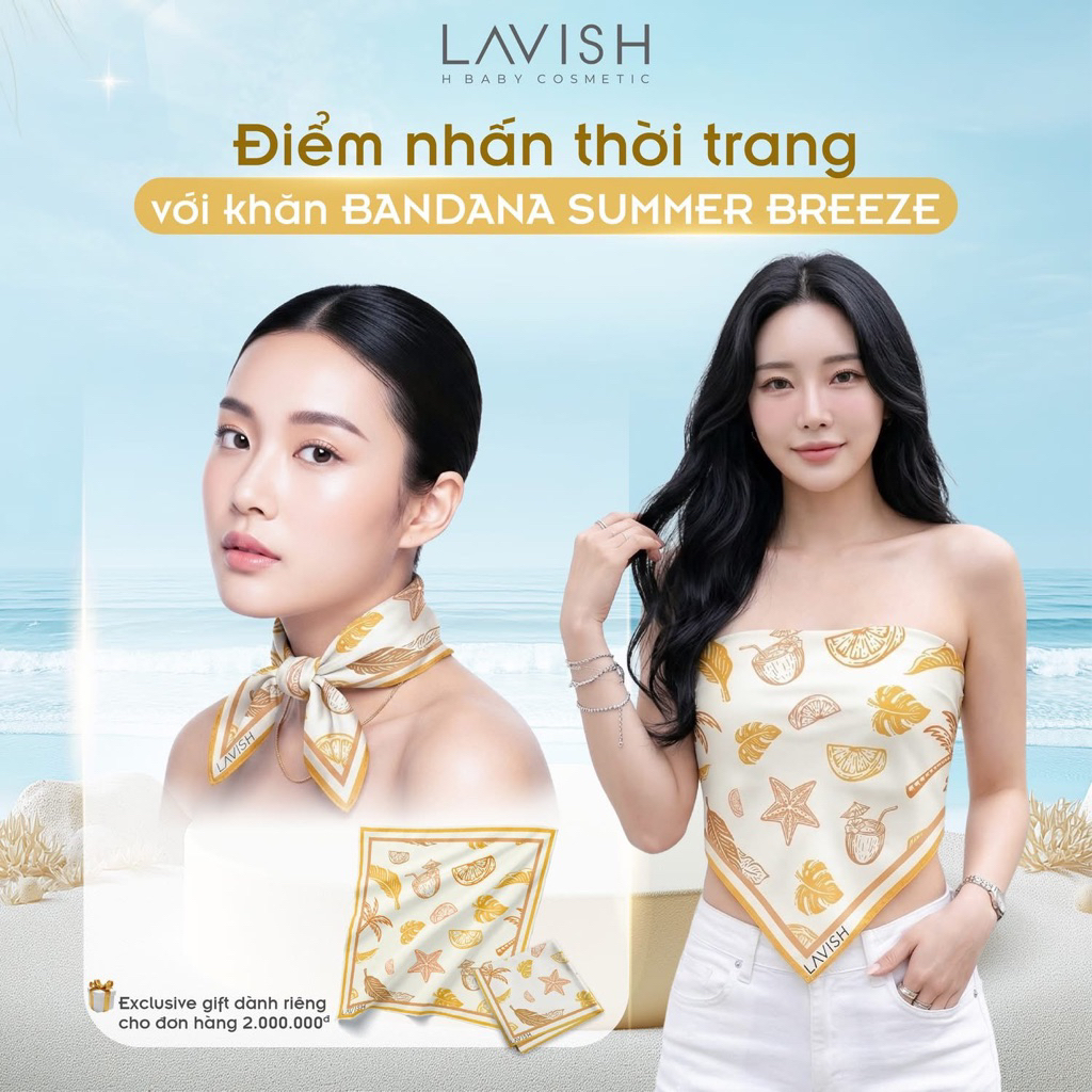 KHĂN BANDANA SUMMER BREEZE LAVISH