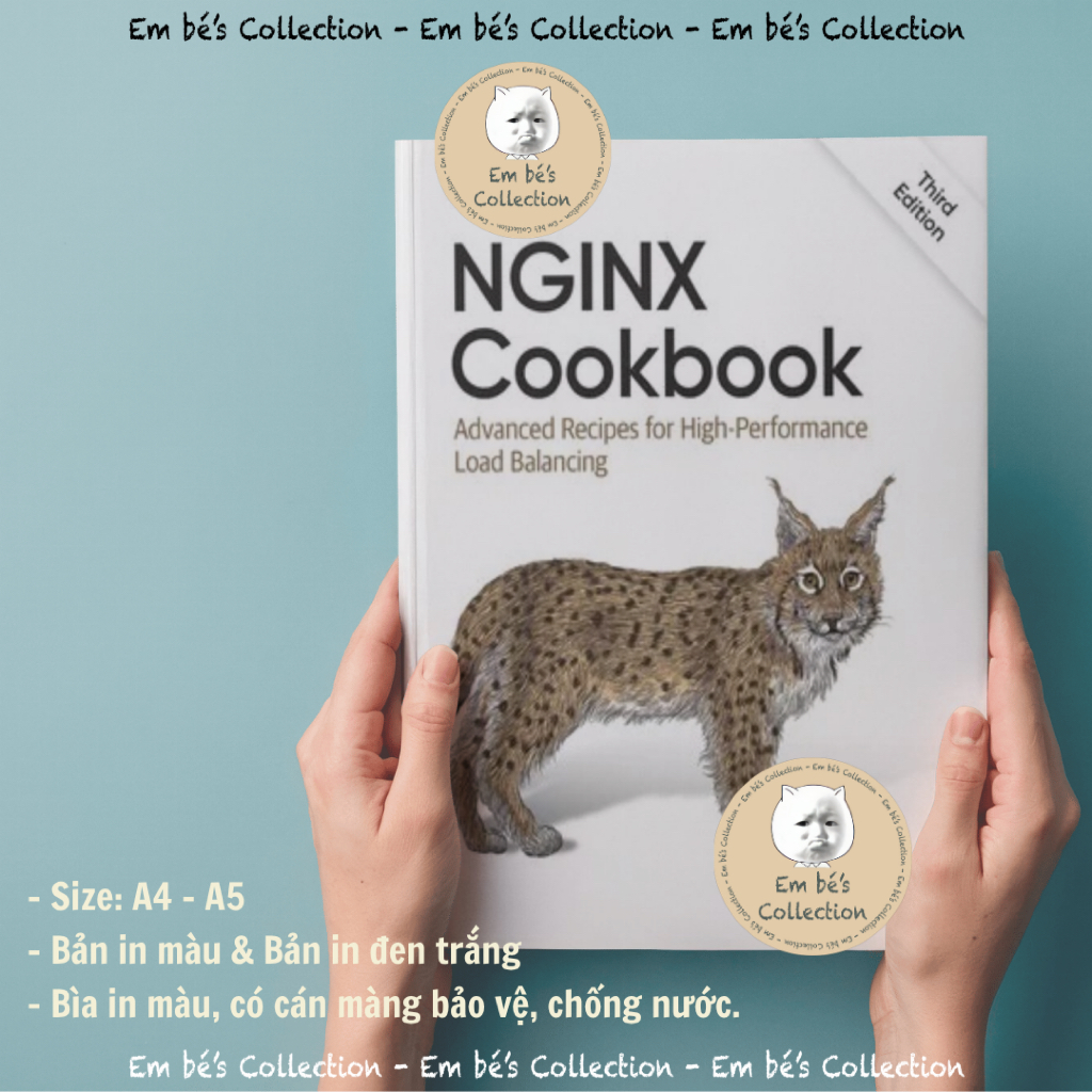 [Bản in] NGINX CB. A4-A5. Bìa in màu cán màng