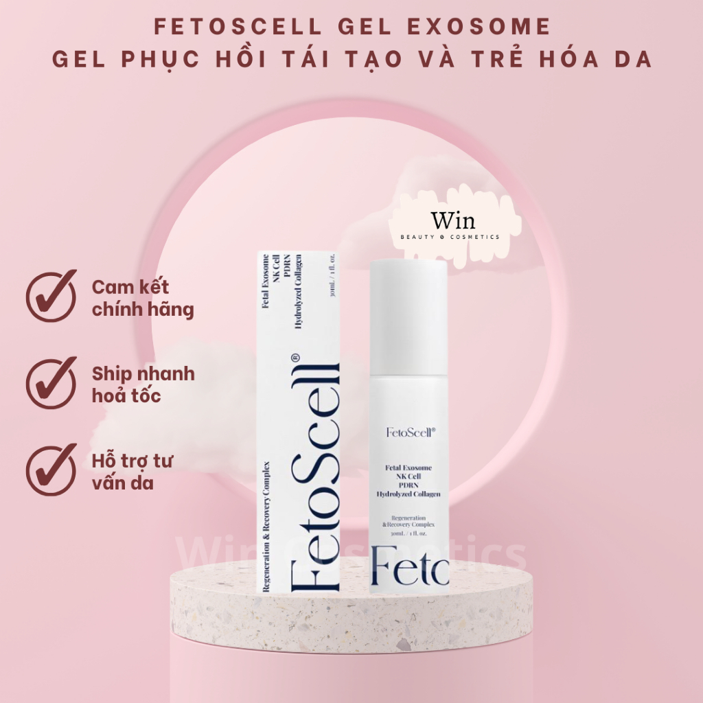 [Hàng công ty] Fetoscell Gel Exosome Gel Phục Hồi Tái Tạo Và Trẻ Hóa Da F06 30ML