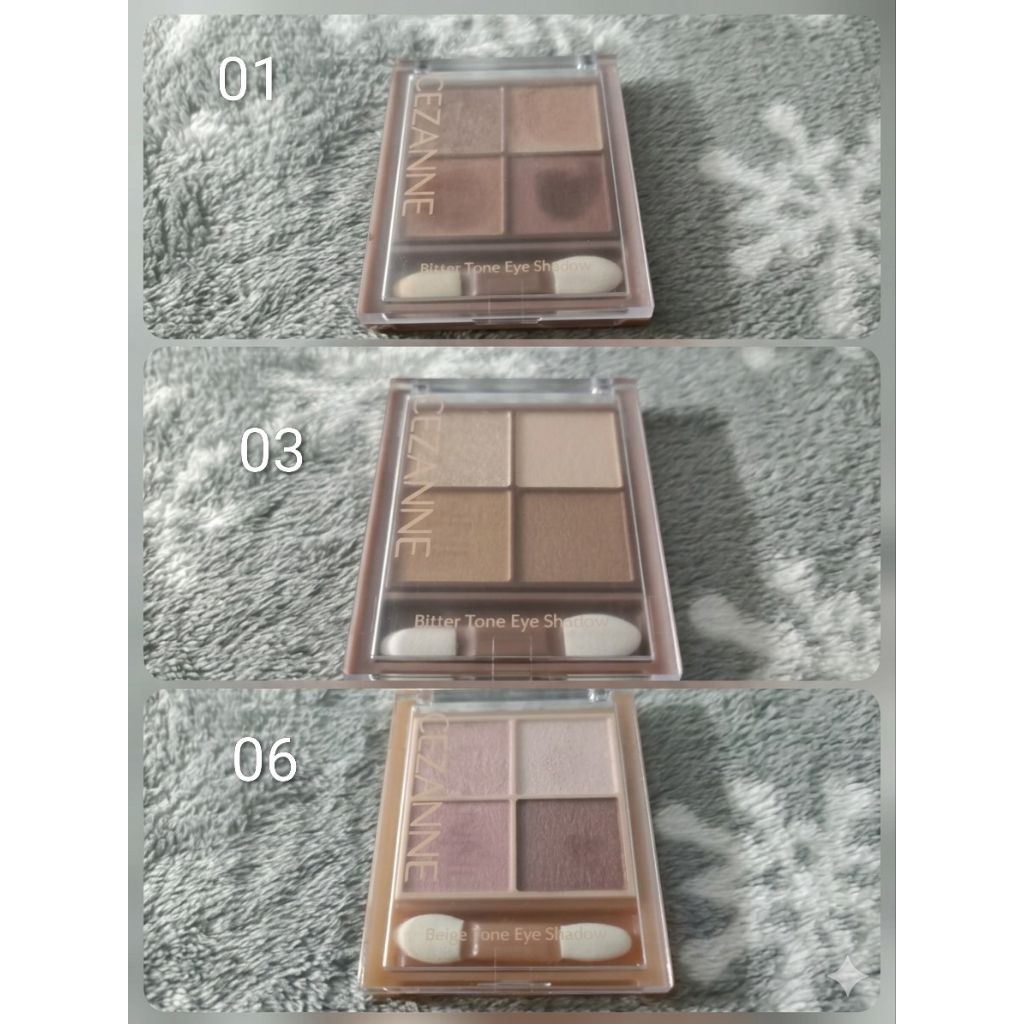 Phấn mắt 4 ô Cezanne Eye Shadow [ HÀNG NHẬT THANH LÝ]