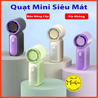 Quạt cầm tay S1 Mini tốc độ cao, 100 mức gió, pin 1800mAh làm mát nhanh, quạt tích điện S1 Mini Thiết Kế Đẹp Nhiều Mẫu