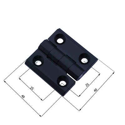 Bản lề nhôm 40x40x5 màu đen