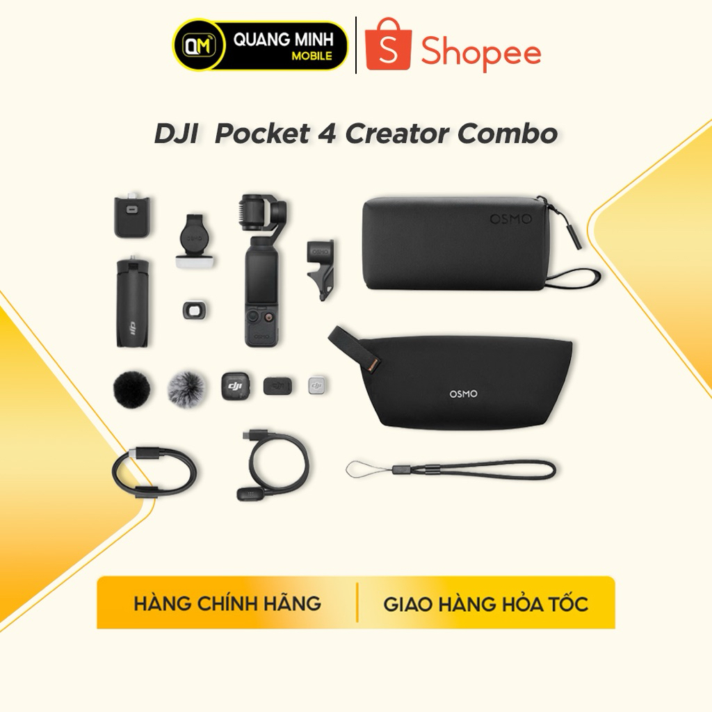🔥 NEW ARRIVAL – DJI OSMO POCKET 4 | Chính Hãng New Seal