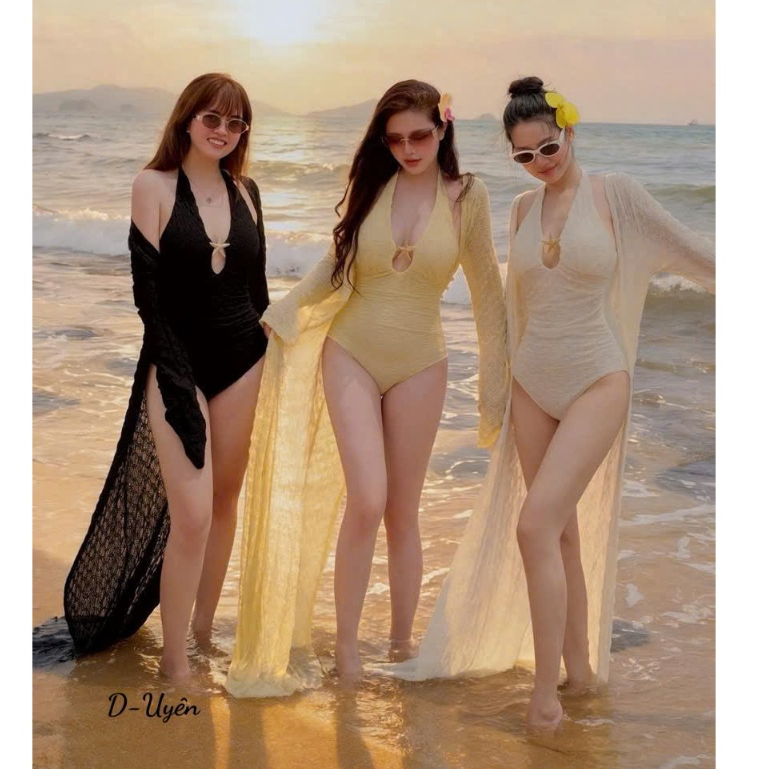 Set Đồ Nữ Đẹp, Outfit Nữ Thời Trang, Set Quần Áo Nữ Dễ Mặc bộ đò ren đi biển hàng cao cấp siêu xinh qq386 | BigBuy360 - bigbuy360.vn