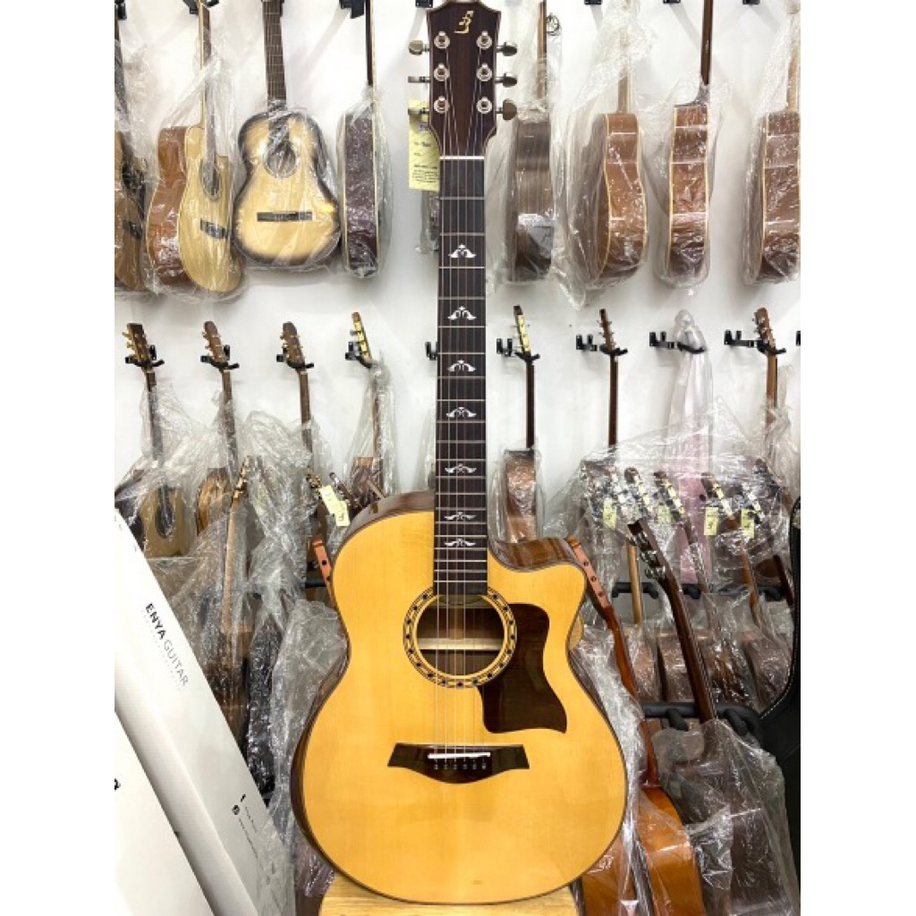 Guitar Ba Đờn T500 - Guitar Acoustic chính hãng Ba Đờn gỗ Hồng Đào Bắc Phi - Bán chạy tầm 6tr2