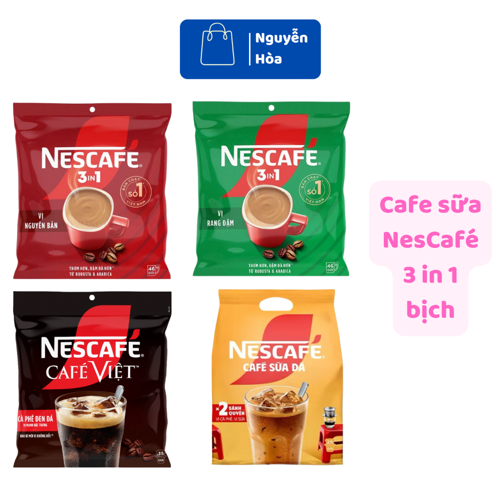 [Combo 2 Hộp] Cà Phê Hòa Tan Nescafé Signature (10 Gói/Hộp) - Đủ 2 Vị Cà Phê Sữa & Cà Phê Đen