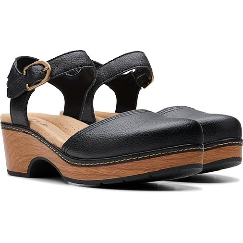 Giày Clarks Women's Paizlee NÂU VÀ ĐEN HÀNG CHÍNH HÃNG DƯ xịn