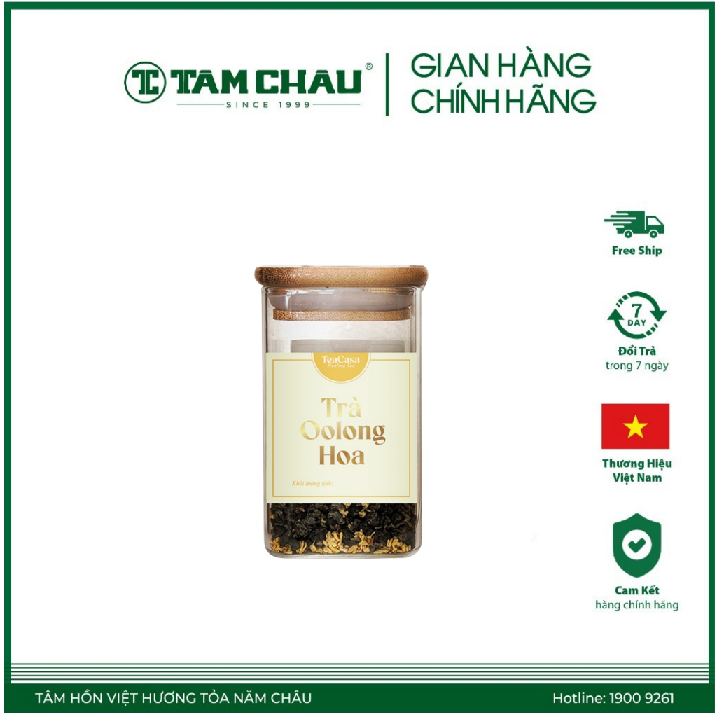 [TÂM CHÂU] Trà Oolong, Olong hoa, Oolong Quế hoa