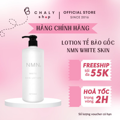 Nước hoa hồng tế bào gốc NMN White Skin Lotion trắng da, cải thiện nếp nhăn 500ml Nhật