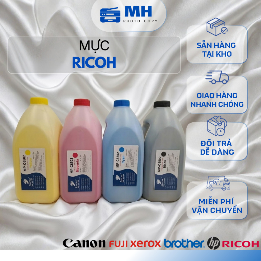 Mực Ricoh MPC 4502/4503/5505/651/751/5502/6502 Starex (mẫu mới)