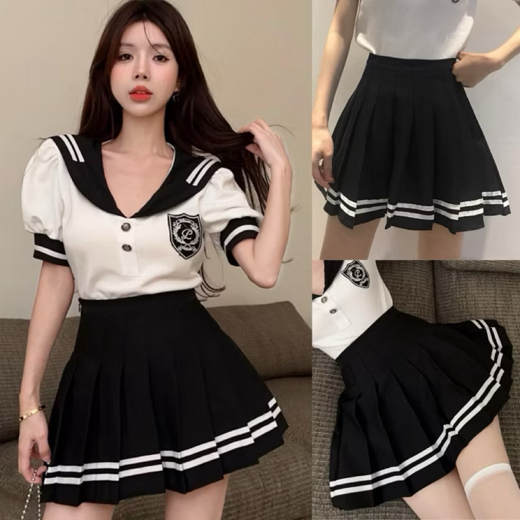 Chân váy Tennis BingBing kiểu dáng xếp ly - SIZE S