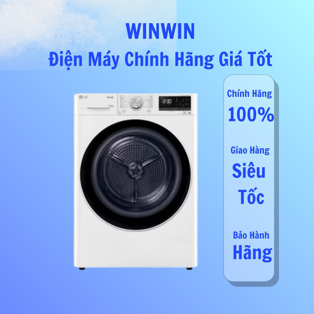 Máy sấy bơm nhiệt LG 10.5 kg DVHP50W