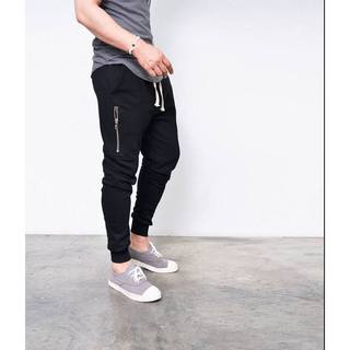 Quần jogger chất nỉ cá tính, dáng basic Lexuza 0108