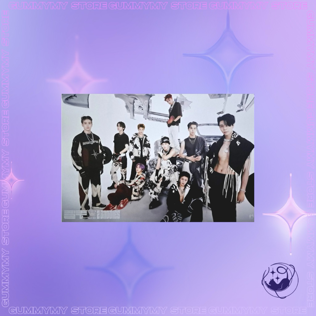 [POSTER] NCT 127 - tranh ảnh album nhạc 2 BADDIES chính hãng