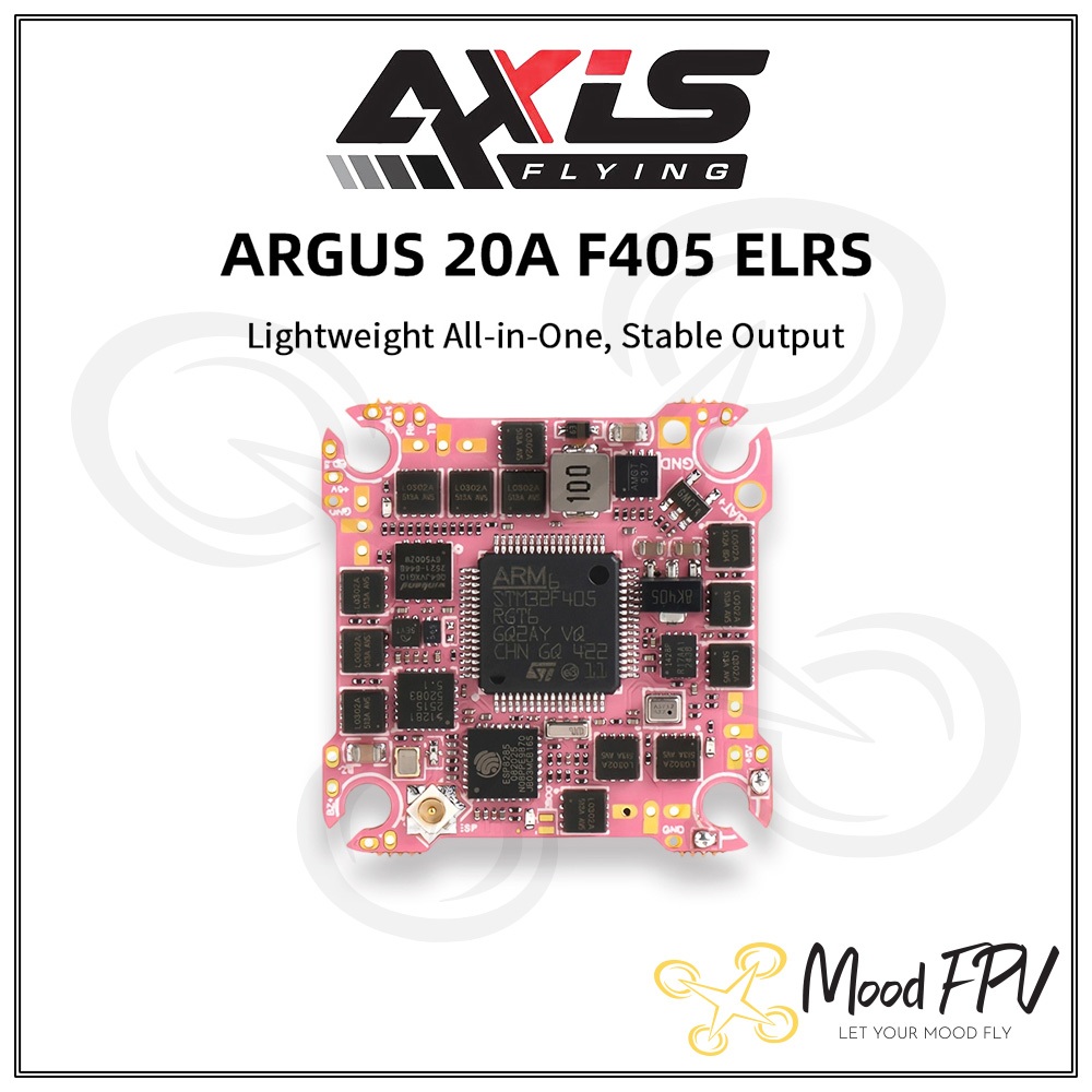 Mạch Axisflying ARGUS AIO 20A F405 Flight Controller ELRS