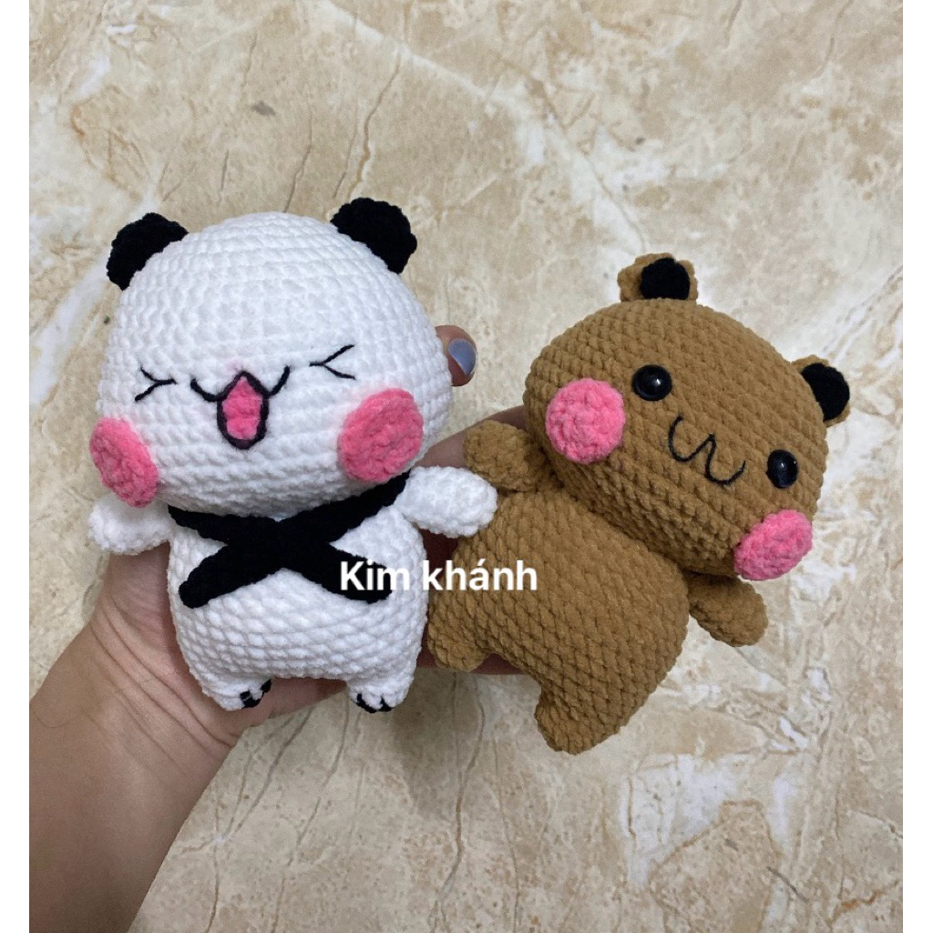 Móc khoá dudu và bubu bằng len HandMade