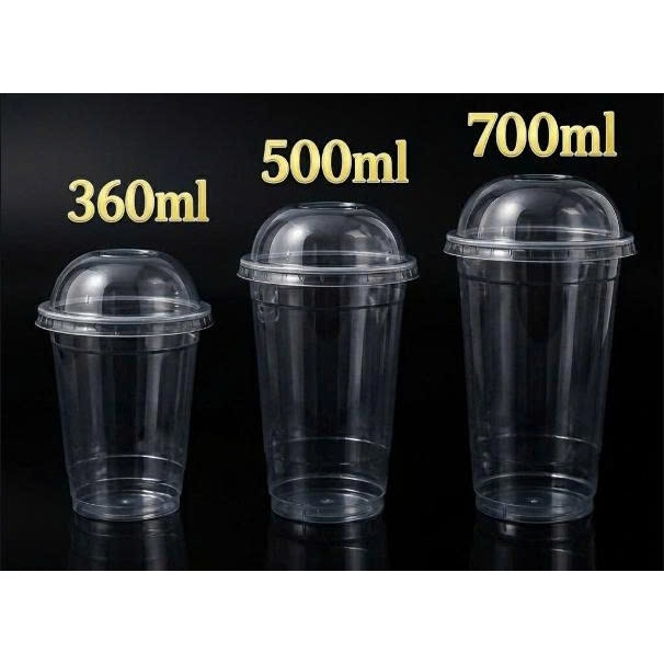 Cốc nhựa PP 360ml, 500ml, 700ml - Lốc 50 Cốc-Lu shop_Đồ gia dụng