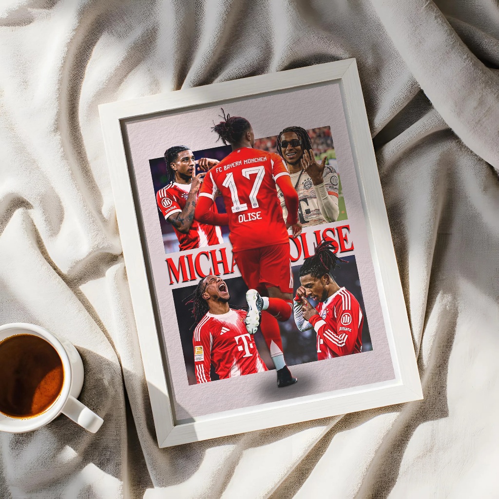 Poster thể thao cực chất – Poster Michael Olise & World Cup 2026.