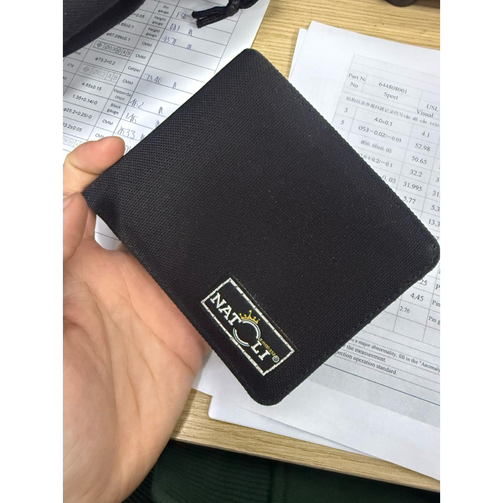 Pass ví canvas NATOLI Brand