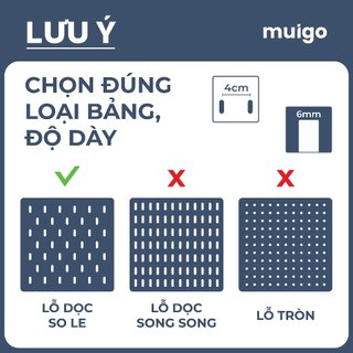 Phụ kiện Pegboard | Móc cho bảng Pegboard IKEA đa năng Lỗ dọc so le
