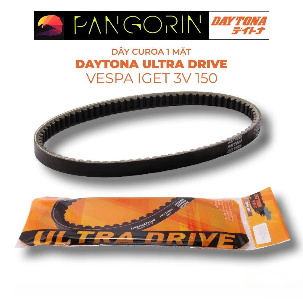 Dây Curoa Daytona Ultra Drive chính hãng Piaggio Vespa 3V iGet 150 Sprint Primavera Liberty GTS