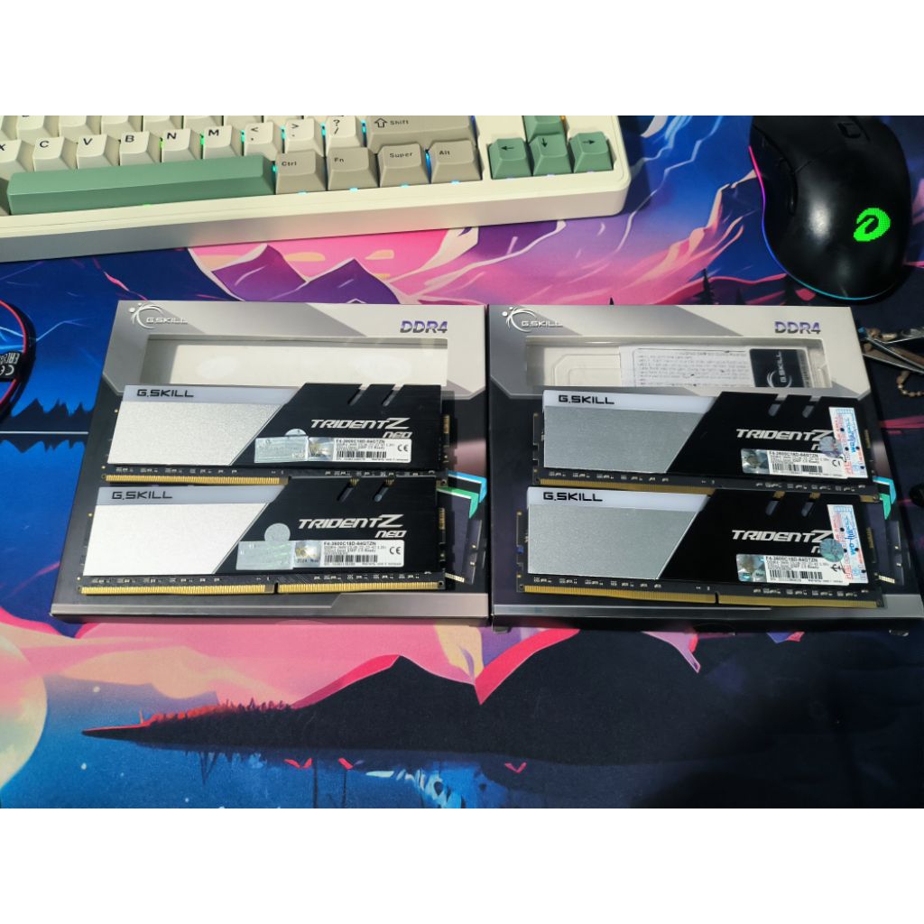 Ram DDR4 Gskill Trident Z Neo 64GB (32x2) 3600 chính hãng Việt Nam