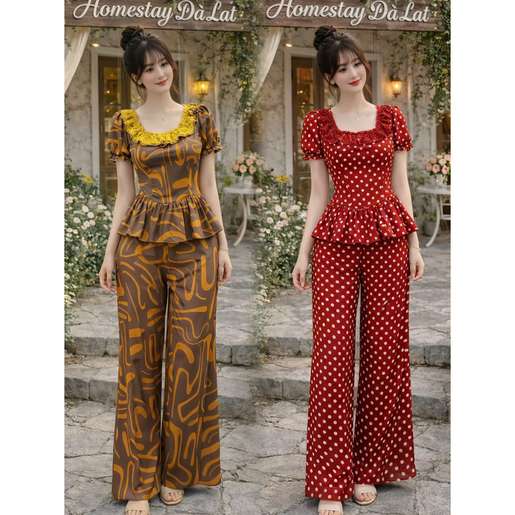 [ Size 40-58Kg ] Set Bộ Thời Trang Nữ Lụa Mango Cao Cấp