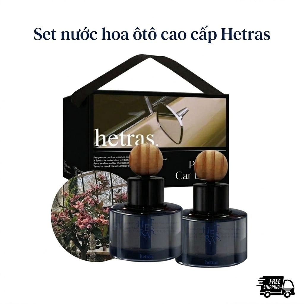 Tinh dầu nước hoa ôtô cao cấp Hetras