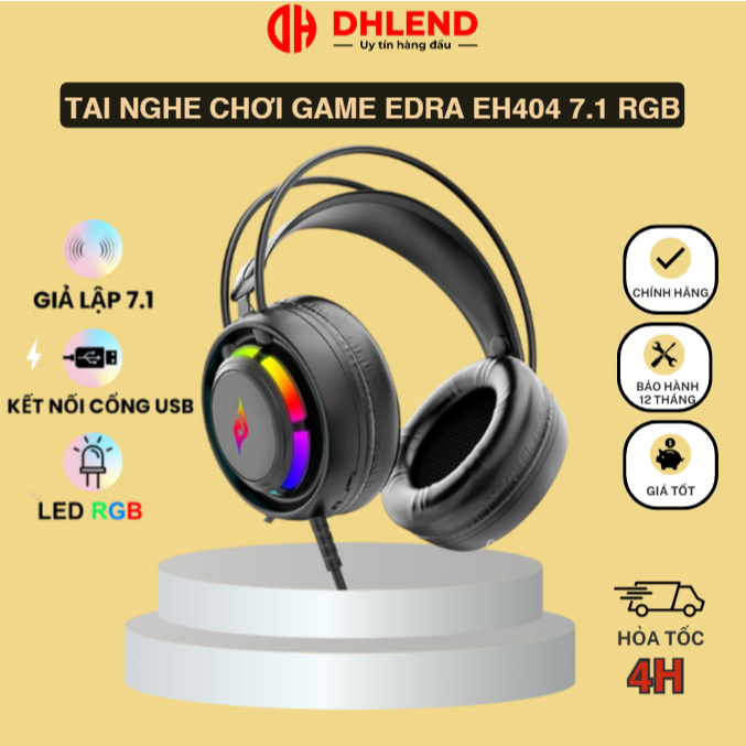 Tai nghe chơi game EDRA EH404 7.1 RGB