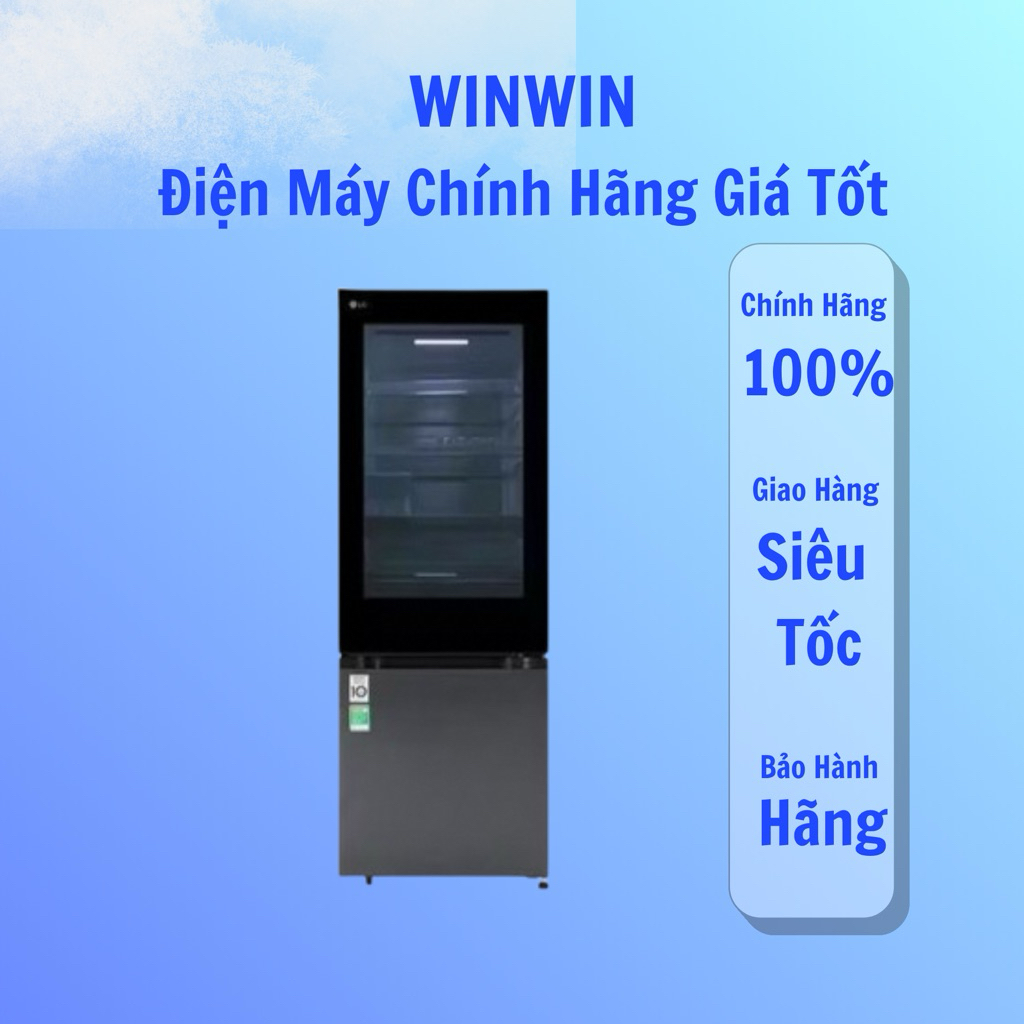Tủ lạnh LG Inverter 340 lít InstaView LBB33BLMAI